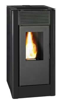 Hidroestufa de pellet TJ Velika 15 kW negra
