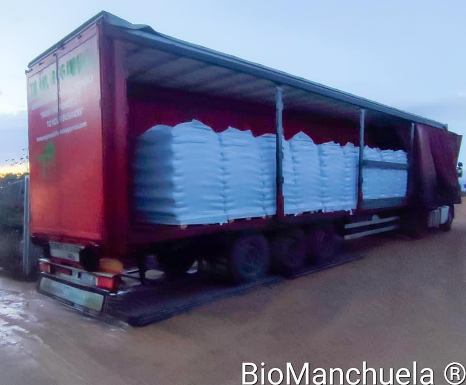 3 Camión completo de 24 palets de Pellets Bioforestal Certificación ENplus A1 en España