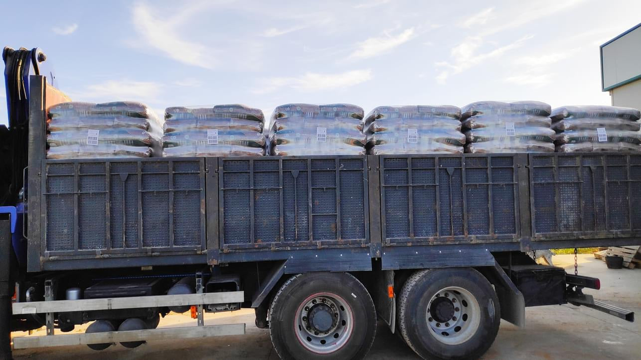 4 Camión completo de 24 palets de Pellets Asturias Certificación ENplus A1 en España