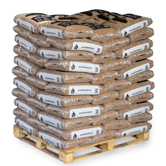 Palet de 42 sacos de pellet PIÑONERO
