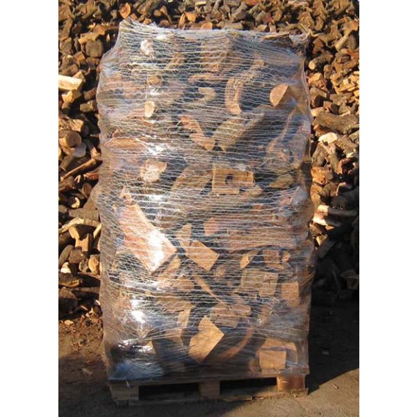 Leña para estufas a granel paletizada