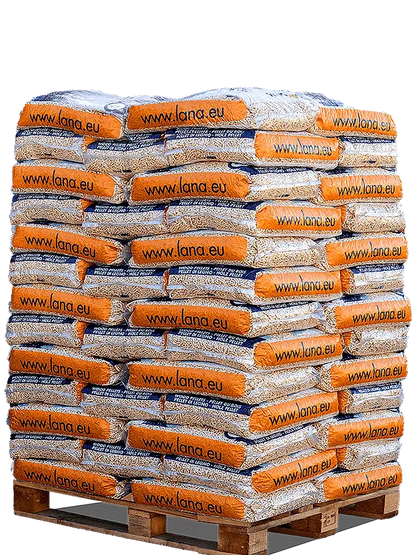 32 bolsas de pellets de Lana