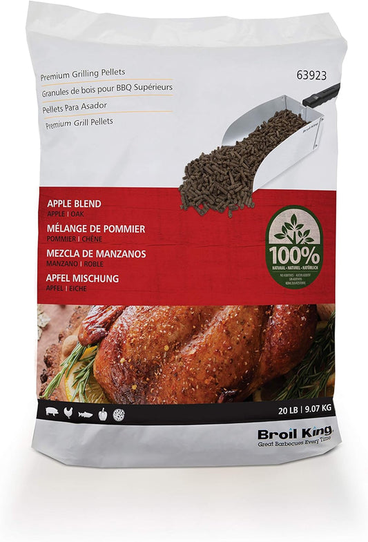 Broil King 63923 Apple Blend Pellets de madera dura para parrilla, madera