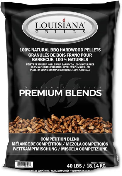 Louisiana Grills 55405 pellets para barbacoa, 40 libras, madera