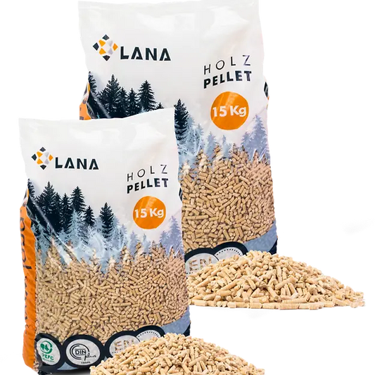 32 bolsas de pellets de Lana