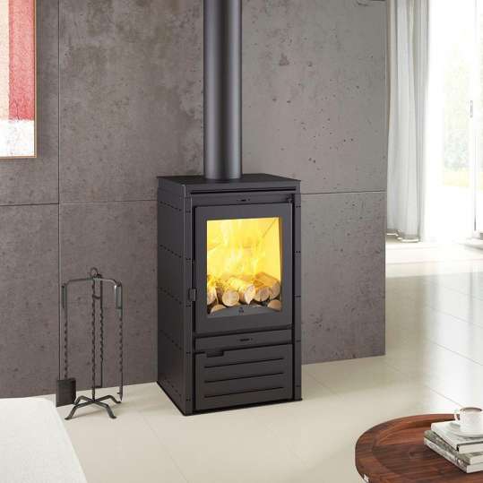 Estufa de leña con turbina M-202